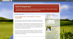 Desktop Screenshot of golfentrepreneur.com
