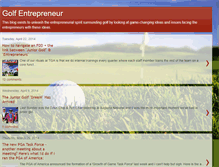 Tablet Screenshot of golfentrepreneur.com